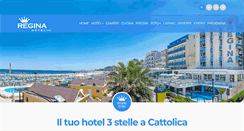 Desktop Screenshot of hotelreginacattolica.it